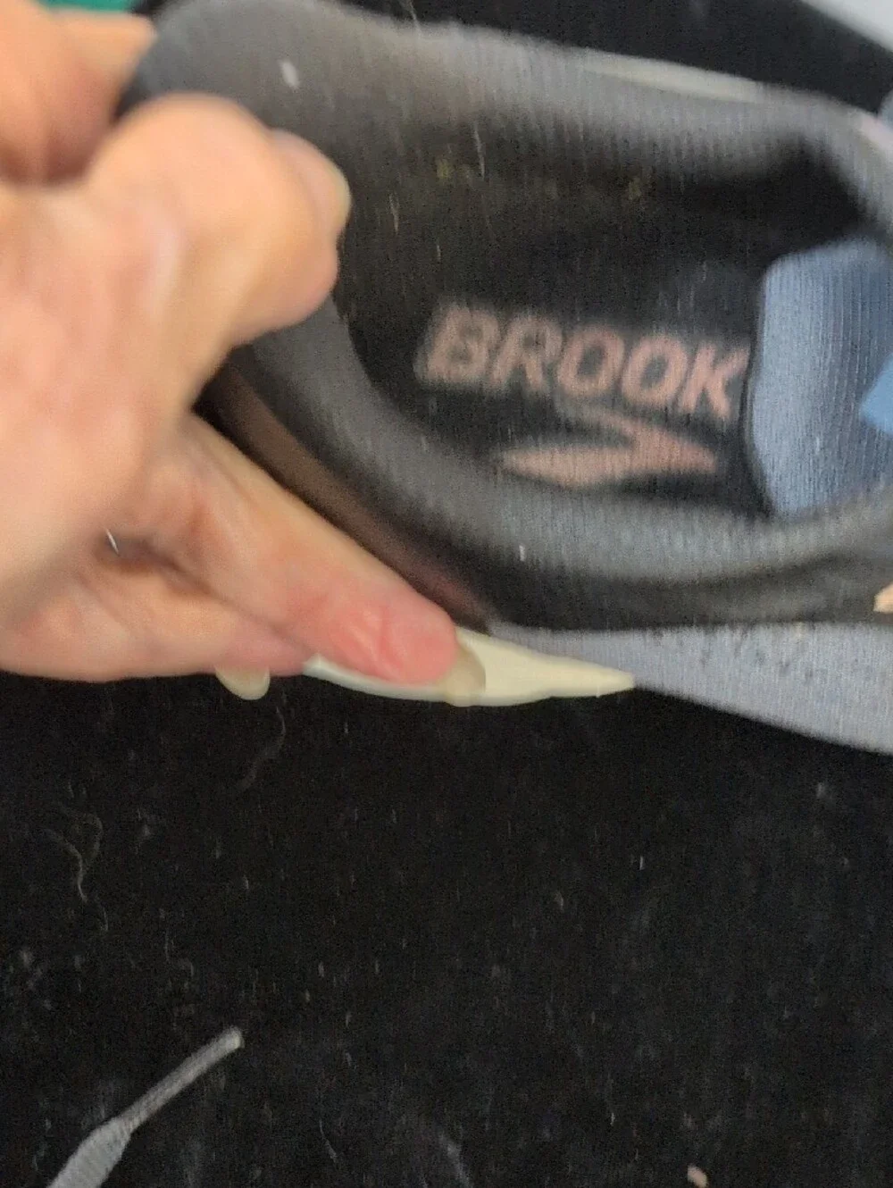 Brooks Women's Running Shoes - Charcoal with Pink Accents